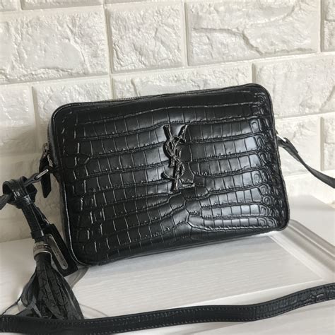 ysl belt bag crocodile|ysl crocodile crossbody bag.